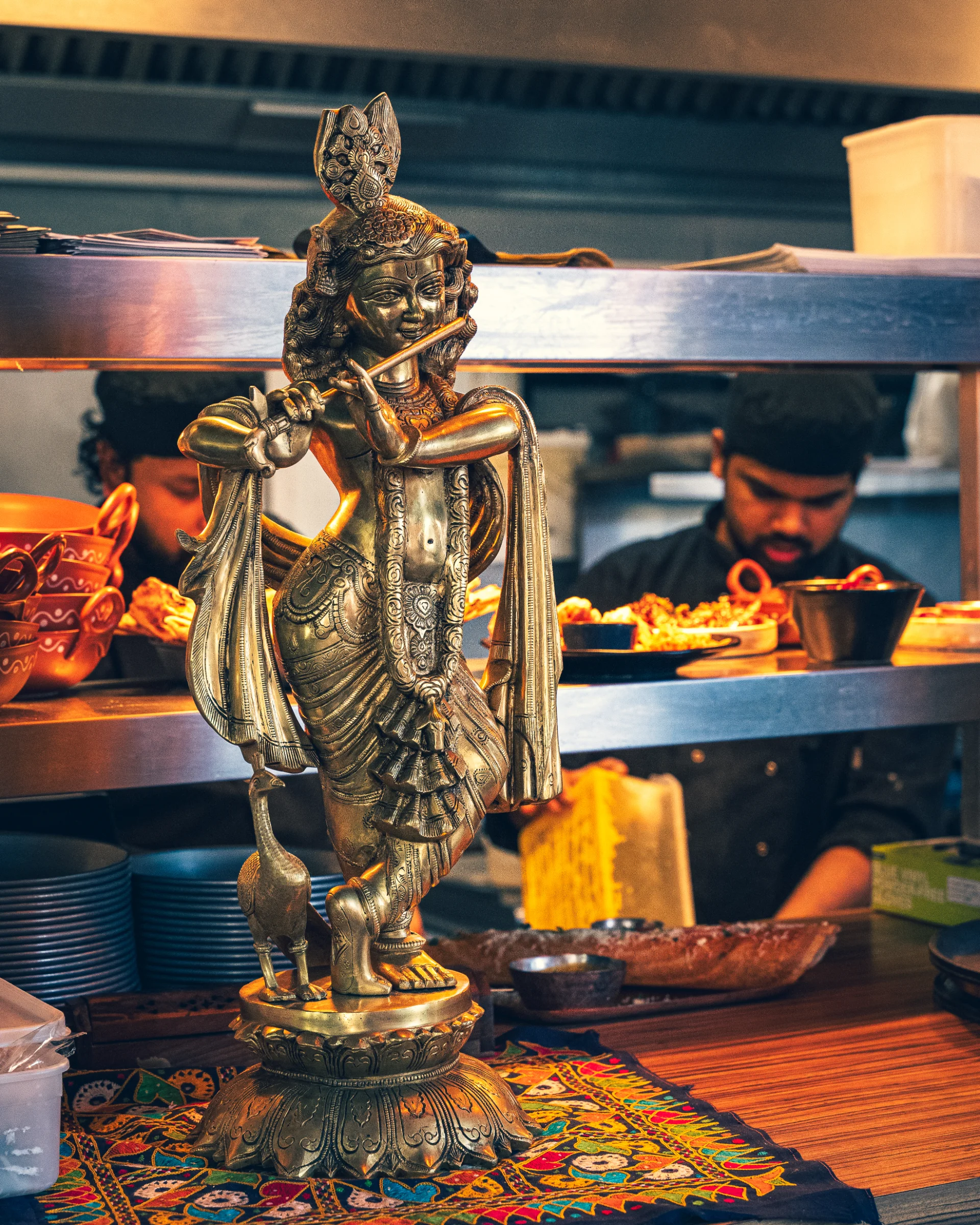 Photography to follow: the OmNom and Namaste Village collaboration